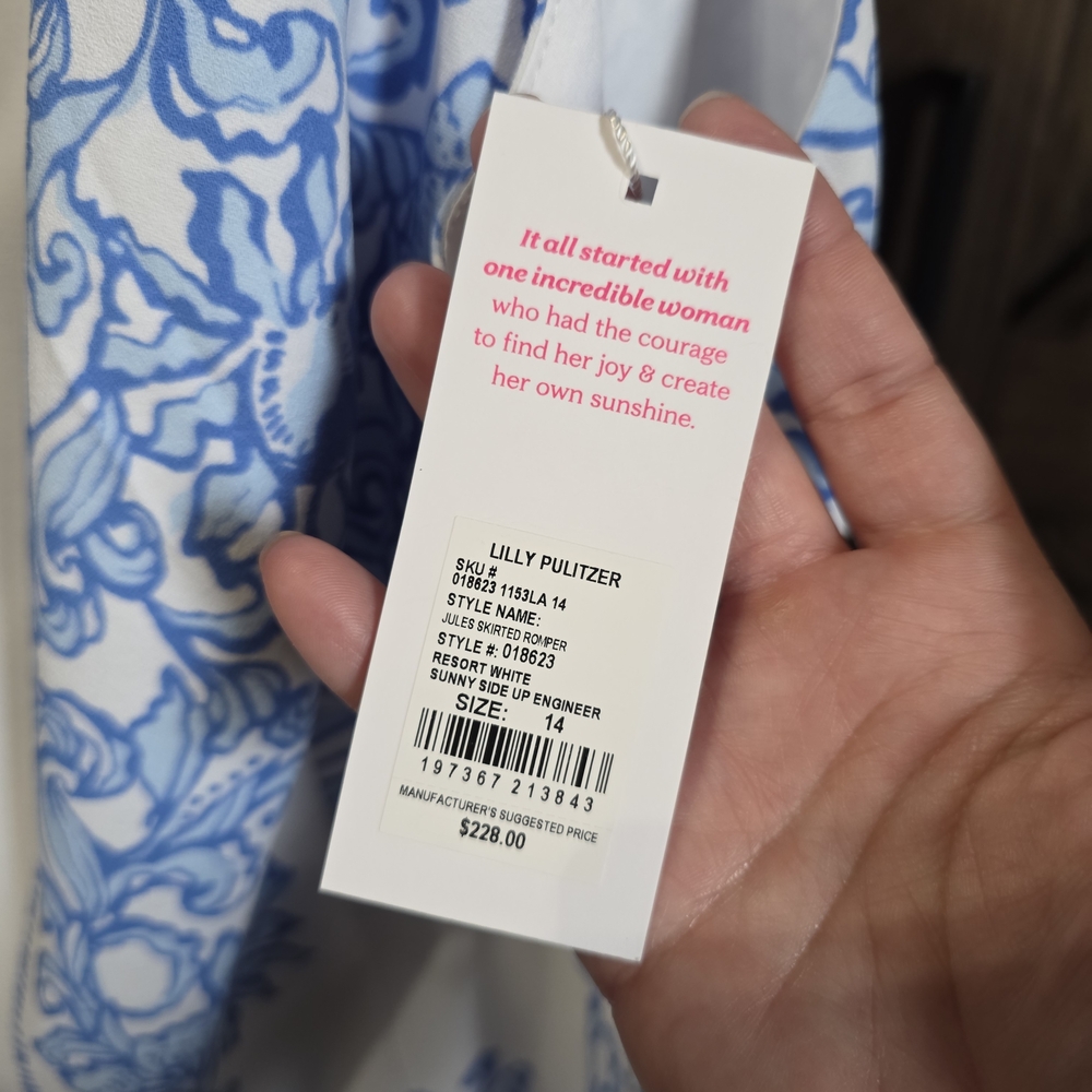 NWT Lilly Pulitzer Jules Romper - Picture 3 of 3